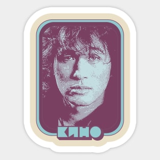 KINO / Кино́ - - Viktor Tsoi Retro Fan Design Sticker